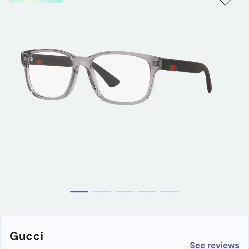Gucci Glasses with Signature Detail Style GC001085 NWT